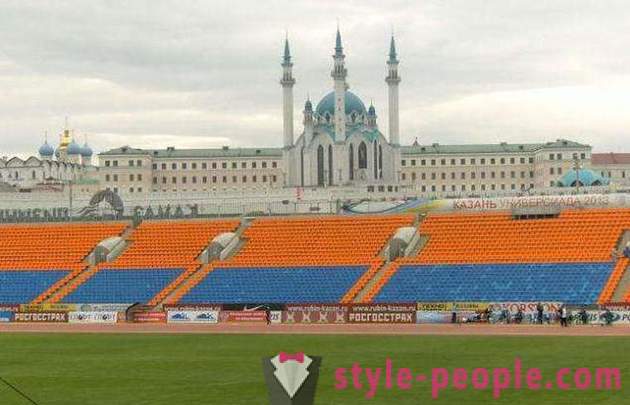 Централна стадиона, Казанскиј историја, адреса и капацитет