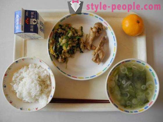 Храна у јапанском образовном систему