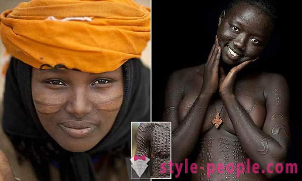 У Африци, ожиљци красити не само мушкарце