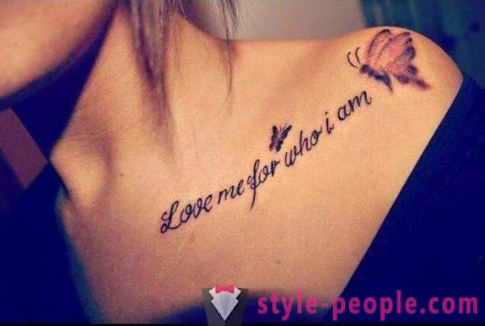 Лепа тетоважа за дјевојчице на рамену