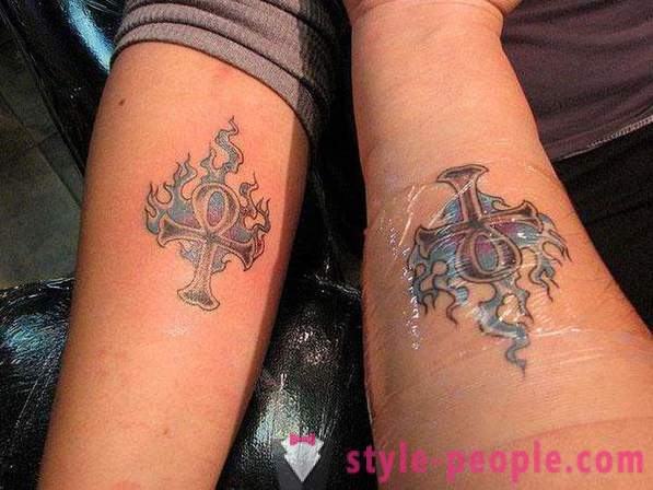 Упарен тетоважа за двоје - присутан доказ вечне љубави