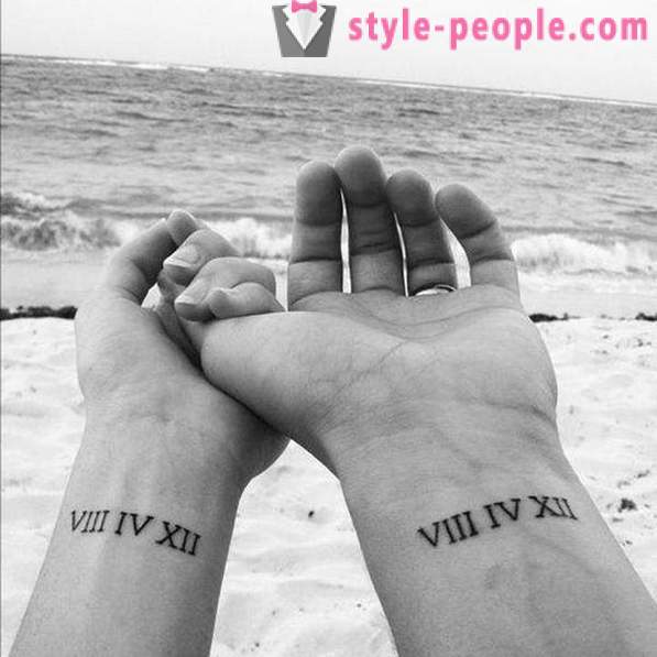 Упарен тетоважа за двоје - присутан доказ вечне љубави