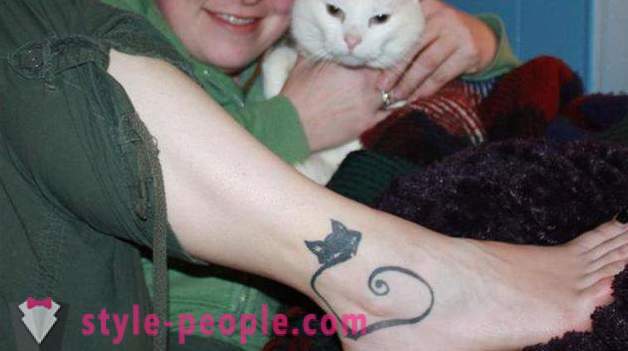 Тетоважа на нози мачка: фотографија, вредност
