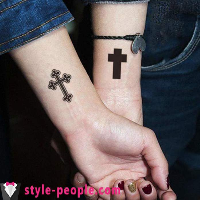 Цросс тетоважа на руци. његова вредност