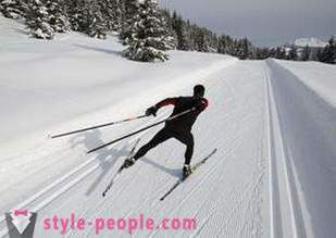 Скије за клизање можданог удара: прави избор, припрема